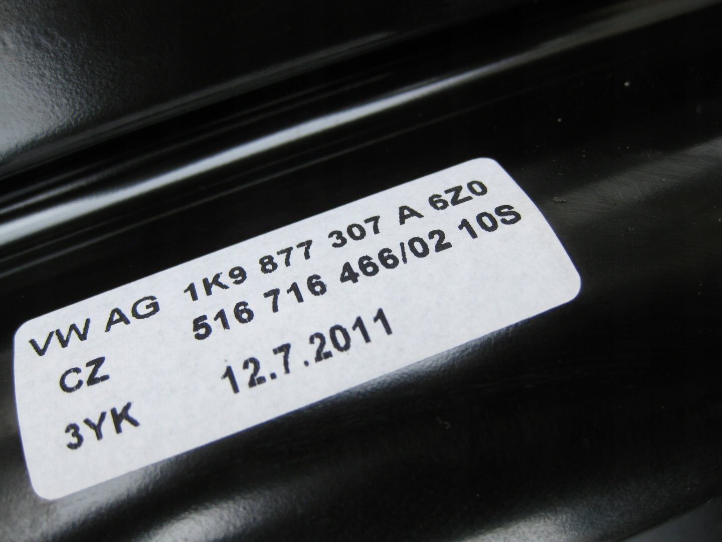 VW GOLF VI KOMBI 11R Schiebedach PANORAMA 1K9877307A