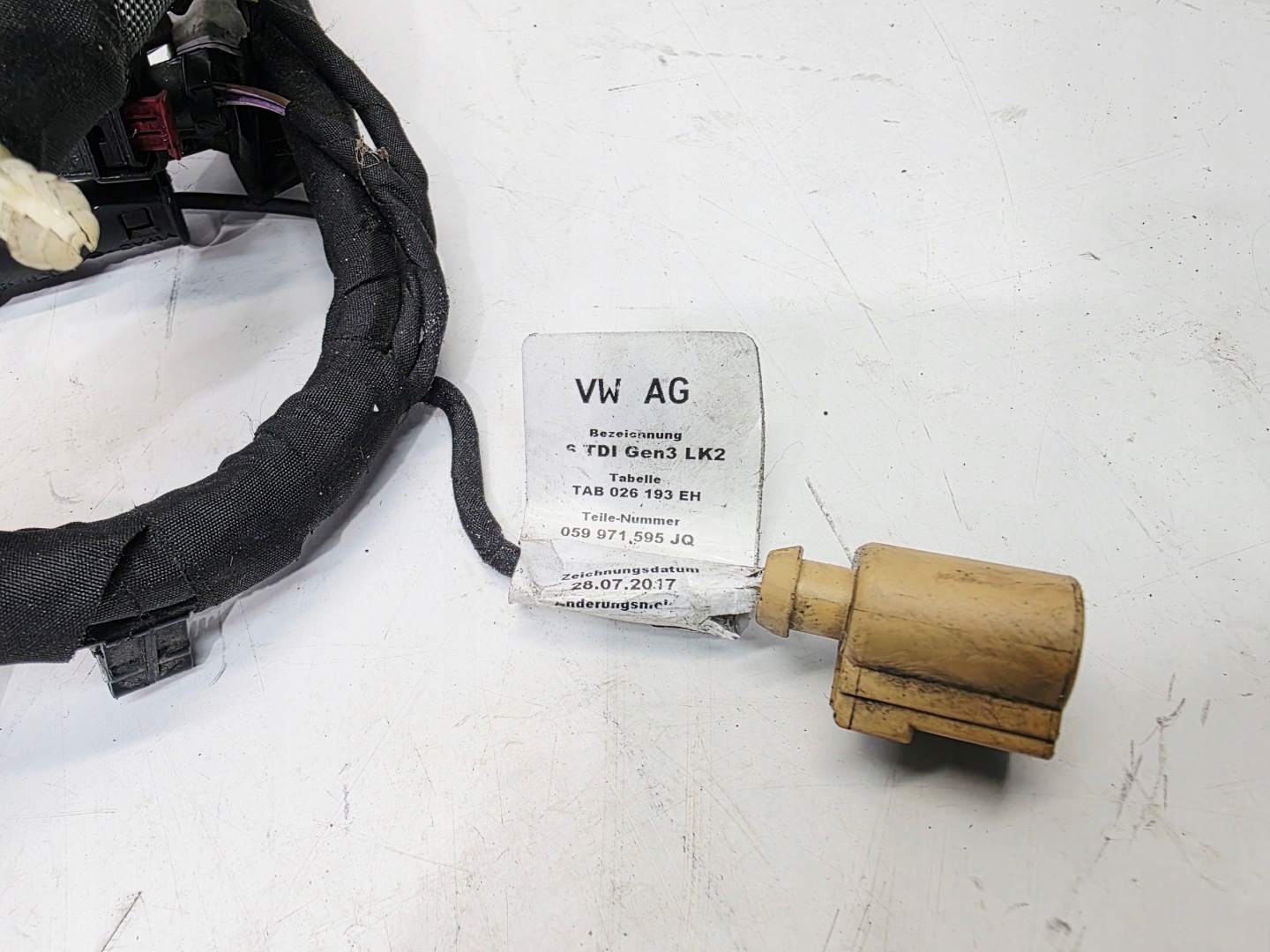 bundle motor wiring AUDI Q5 FY 3.0 TDI 059971595JQ