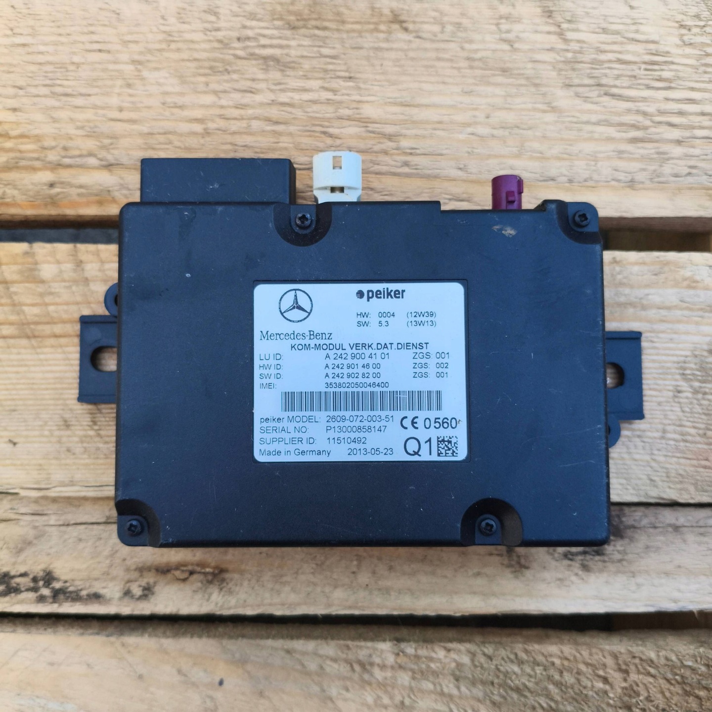 Mercedes-Benz GLK (X204) comfort control unit control unit