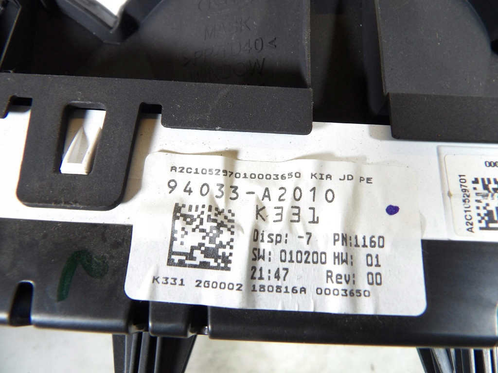 KIA CEED II LIFT 1.6GDI dials 94033-A2010