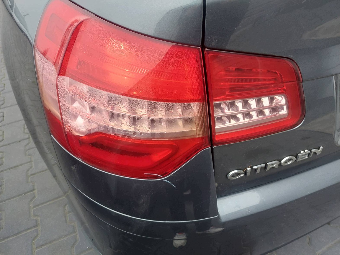 complete rear part CITROEN C5 II KTHB trunk door boot bumper rear part lights rear part