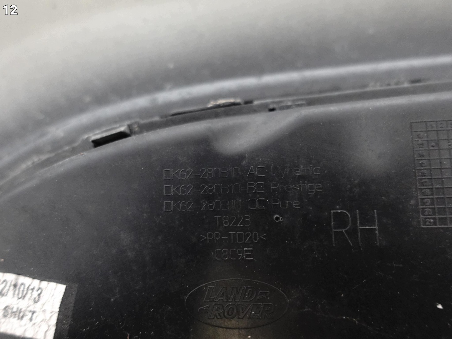 RANGE ROVER SPORT ( II 2 GENERACJA ) L494 13-18 fender right grid front