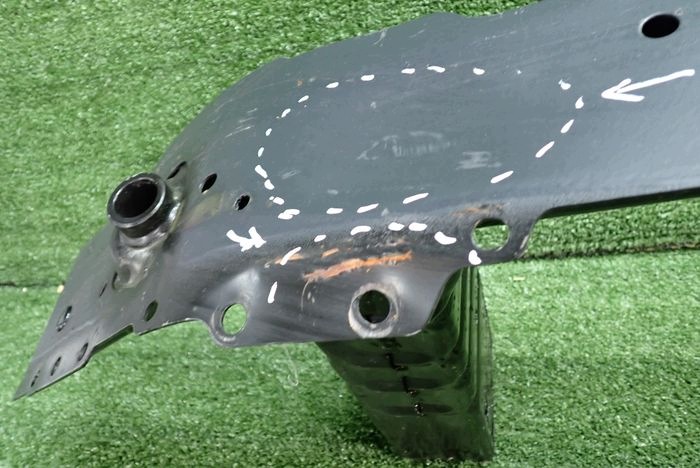 MERCEDES W174 174 CLA 25- bumper support front front