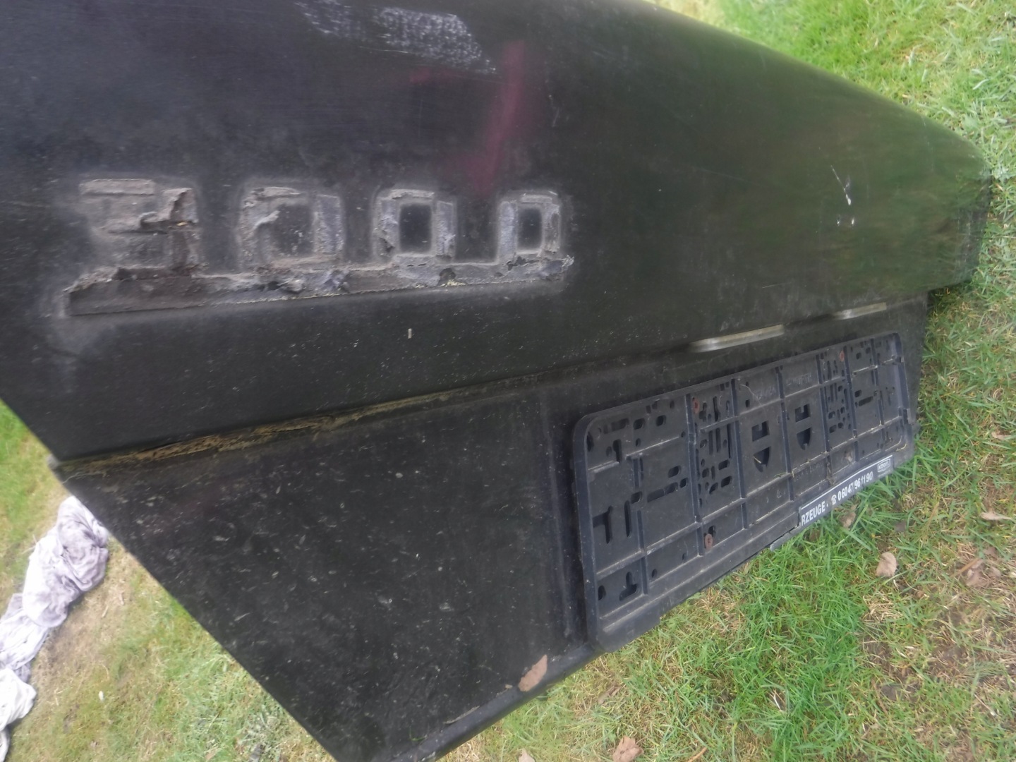 mercedes w124 boot door rear sedan