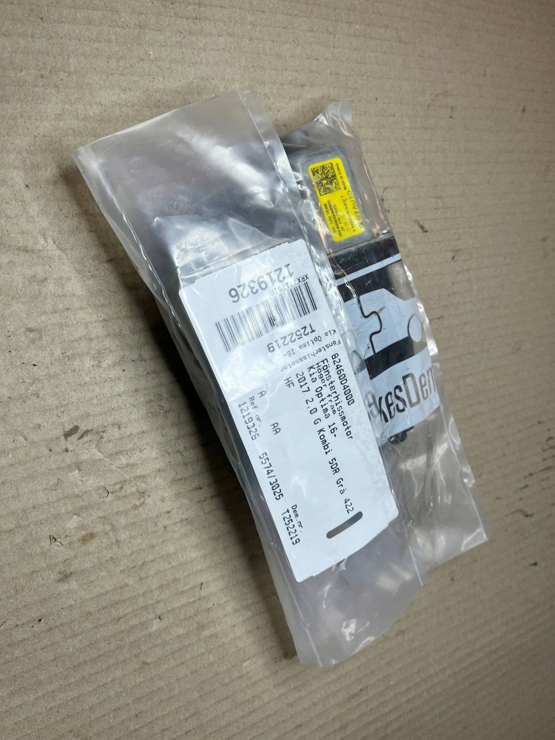 mini motor windows door przednich KIA Optima 82460D4000