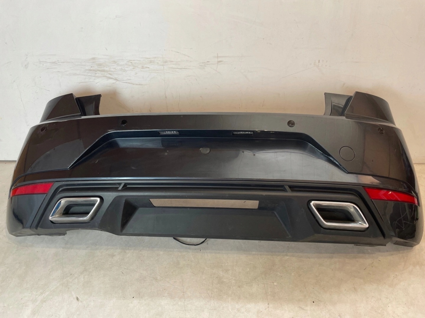 complete bumper rear part rear Seat Ibiza V 6F0 FR PDC grey