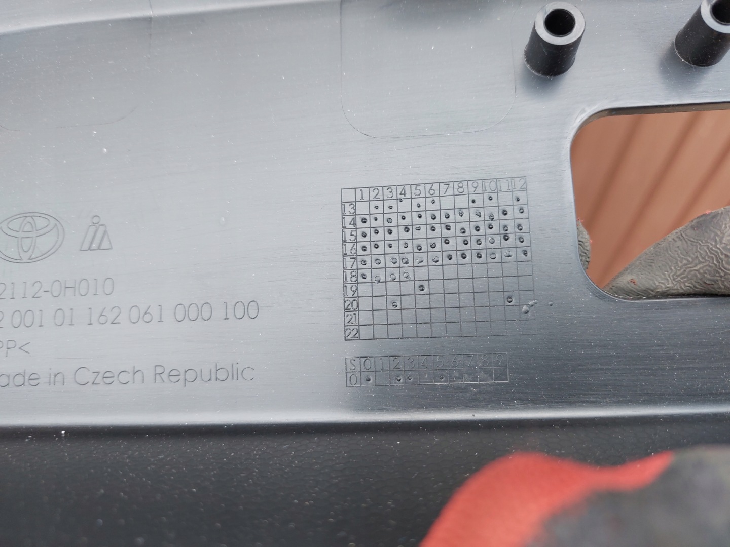 lišta nárazníku předek TOYOTA AYGO II nový