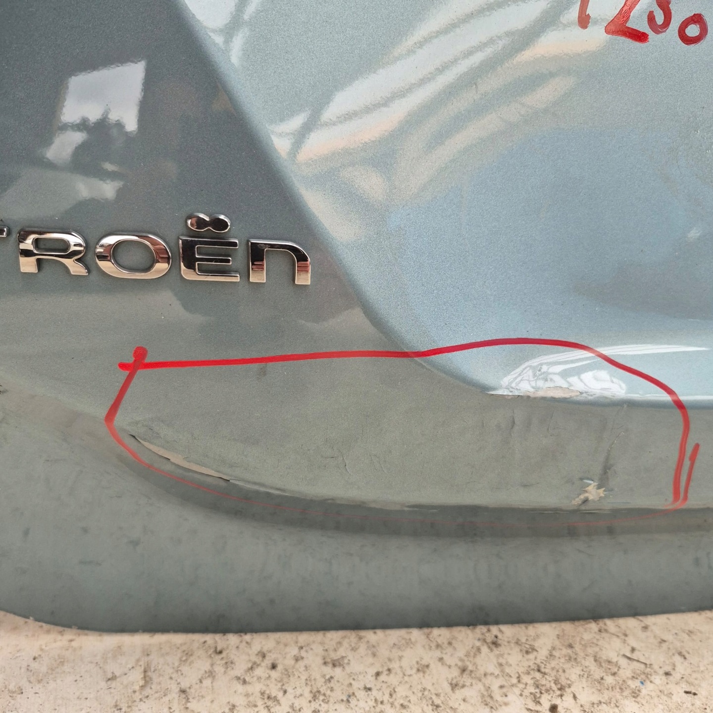 CITROEN C4 III 3 20-> trunk door boot rear part rear
