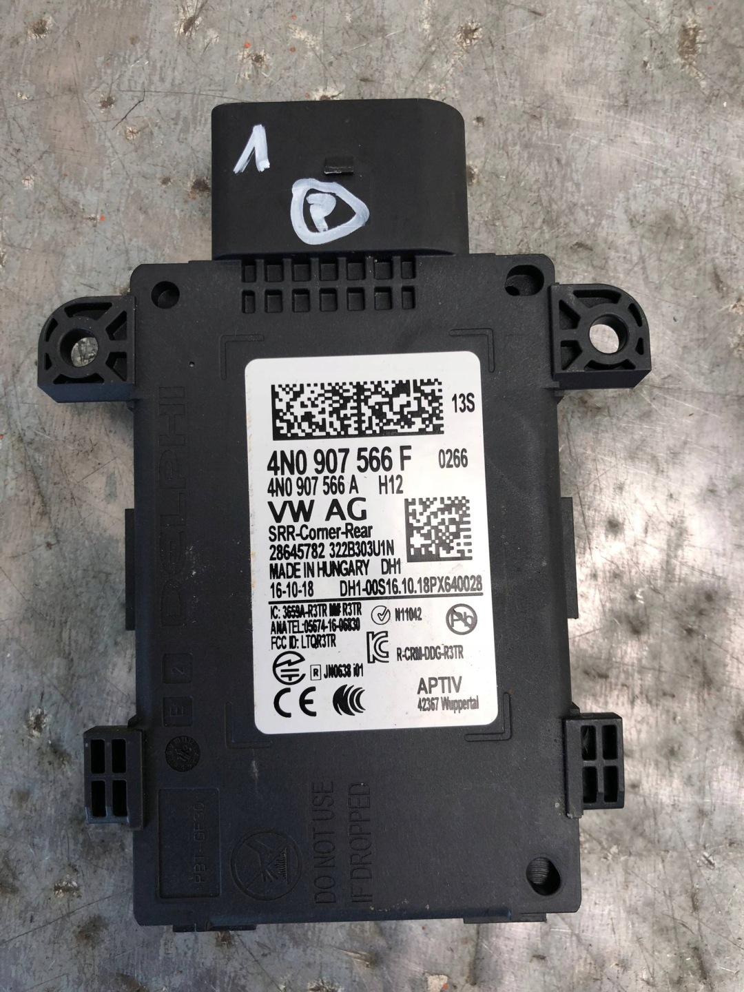 RADAR sensor ASYSTENTA supports AUDI 4N0907566F