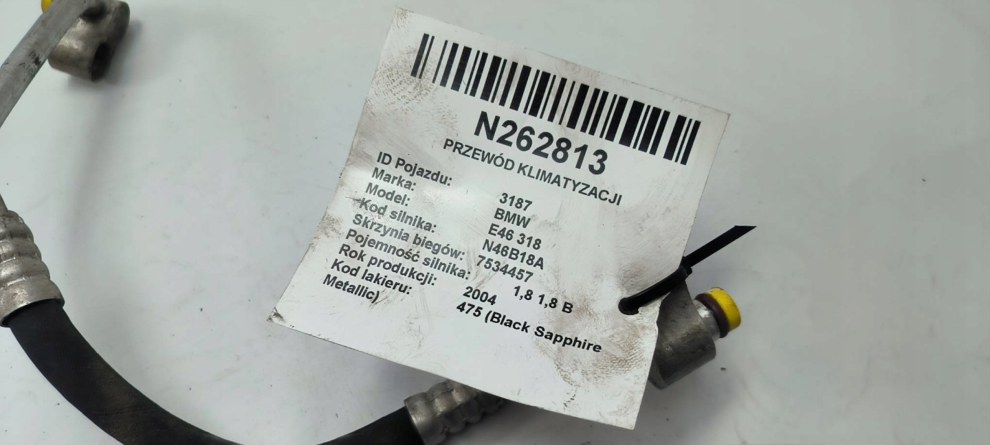 vedení klimatizaci 1.8 BMW E46 318