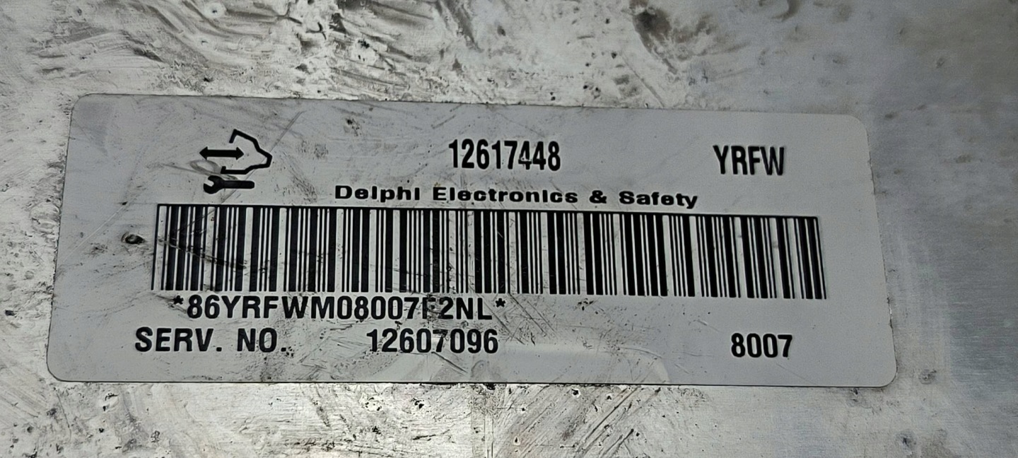 computer Motore ECU 12607096 4.6 CADILLAC DTS