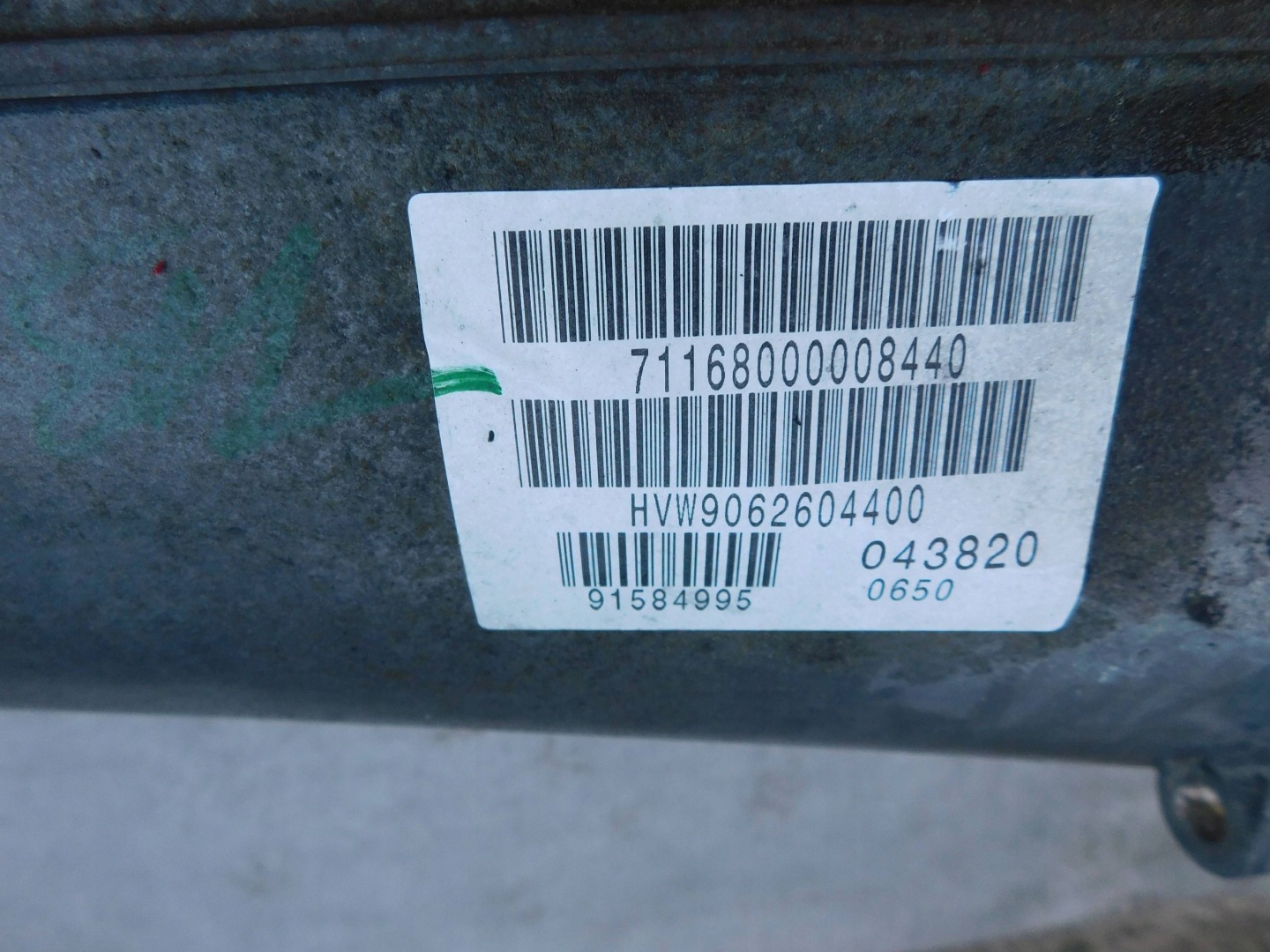 9062604400 VW Crafter 2.5 TDI Getriebe manual AdBlue OEM BDB