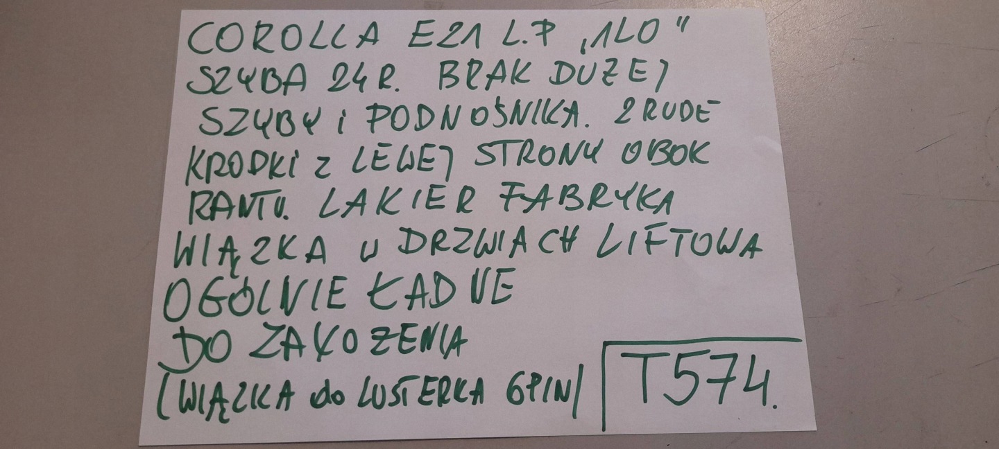Toyota Corolla E21 Tür vorne links 1L0 (T574)