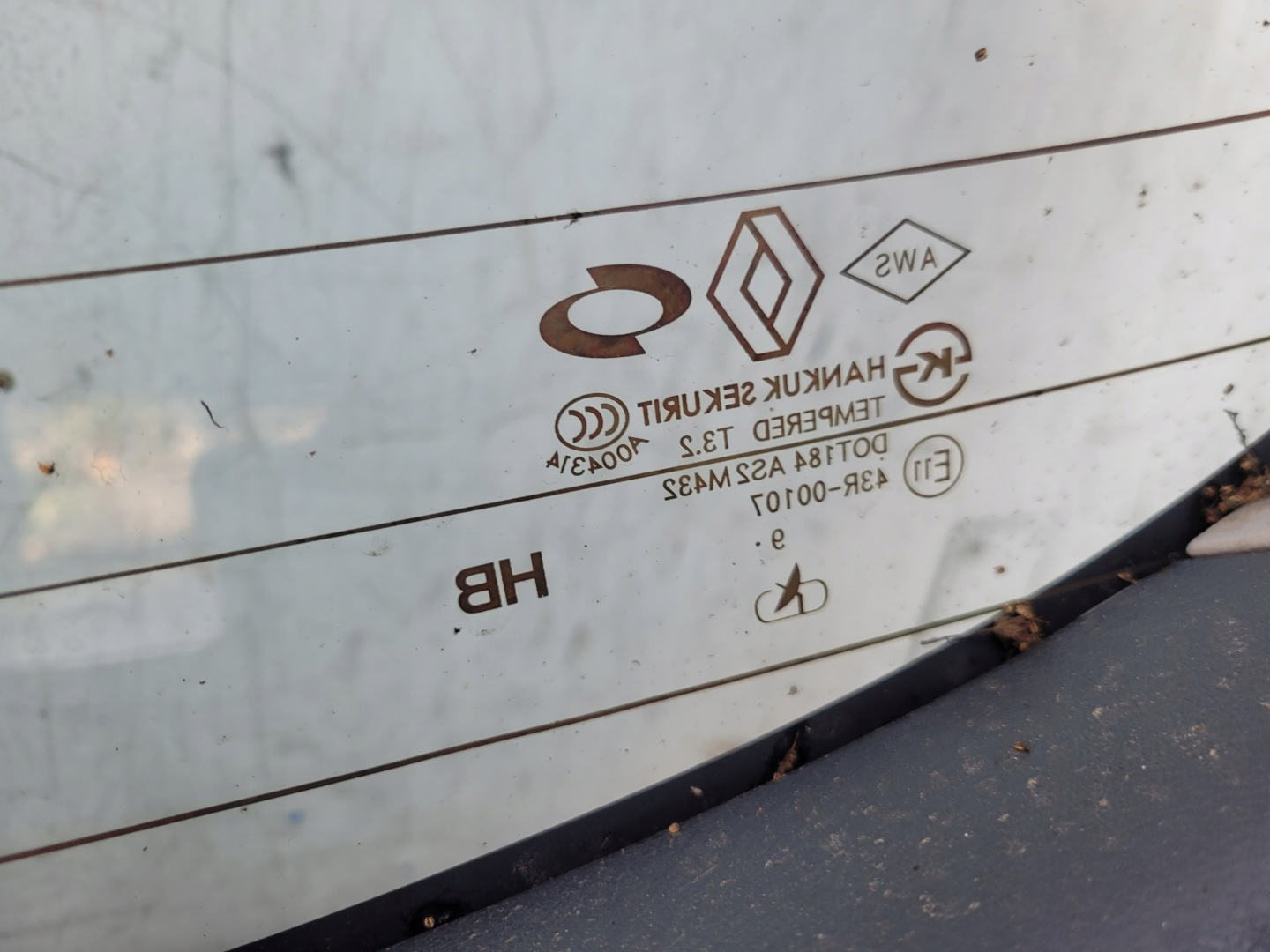 Renault Koleos 1 and 08- trunk door boot