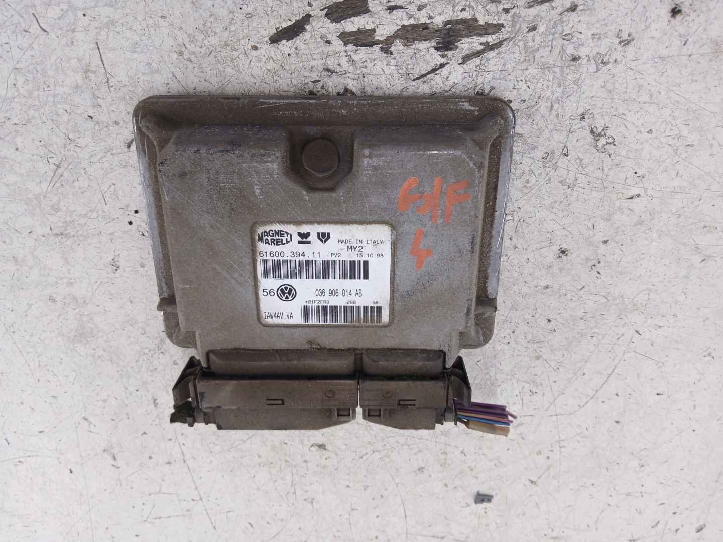 VW GOLF IV 1.4 control unit of the engine 036906014AB