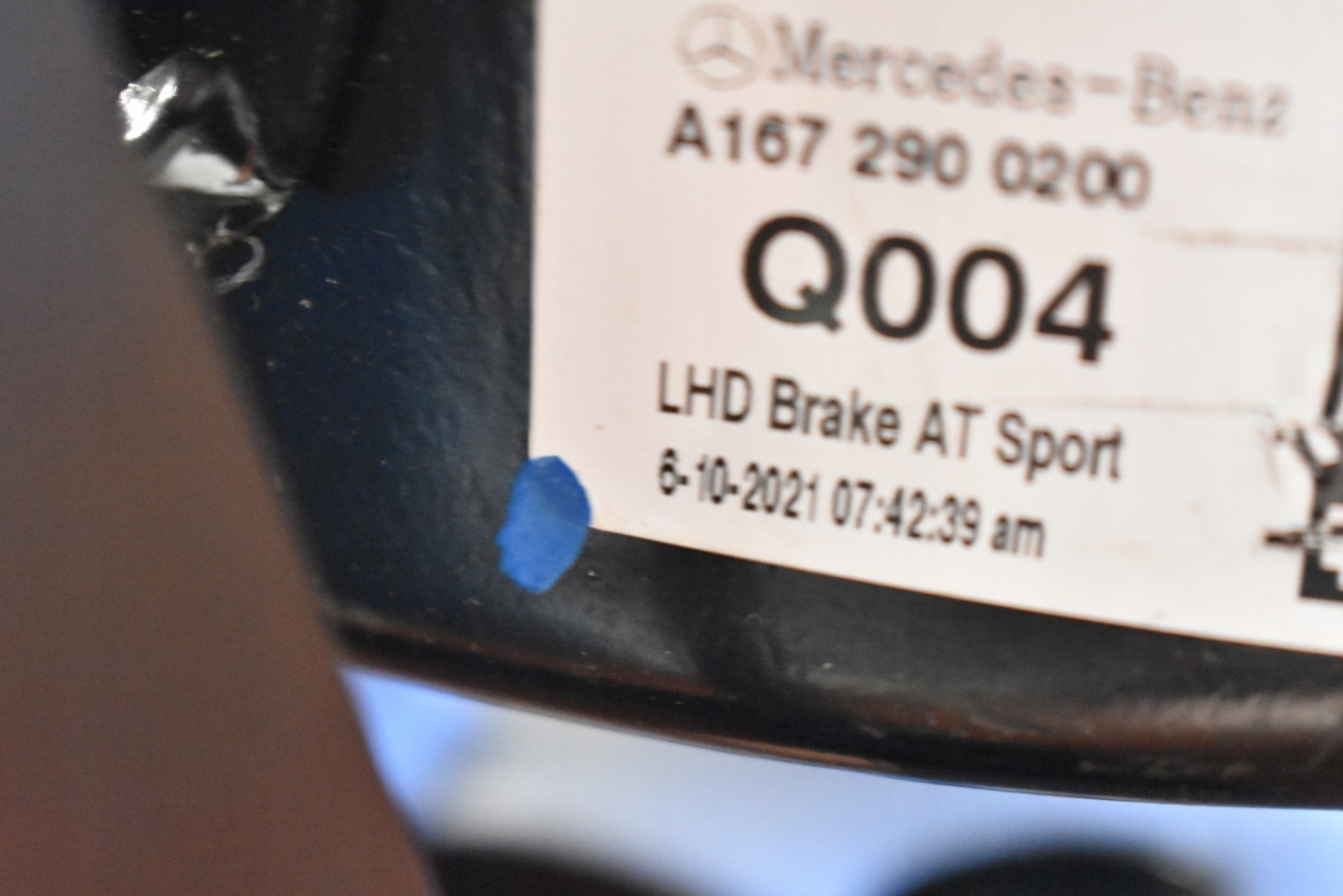 IDEALNY PEDAL Bremse MERCEDES W167 1