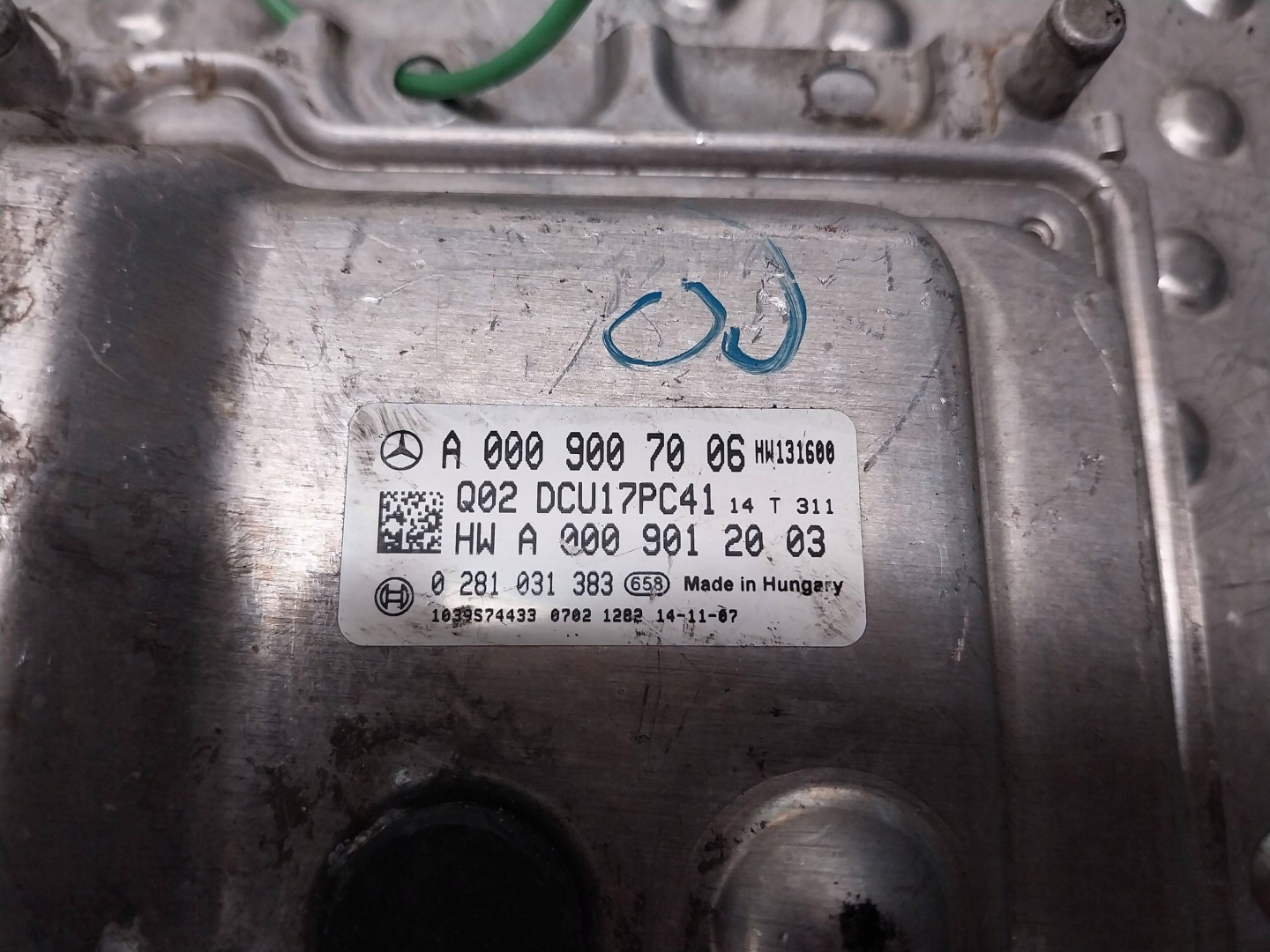 module control unit ADBLUE A0009007006 0281031383 MERCEDES E W212 LIFT CLS W218