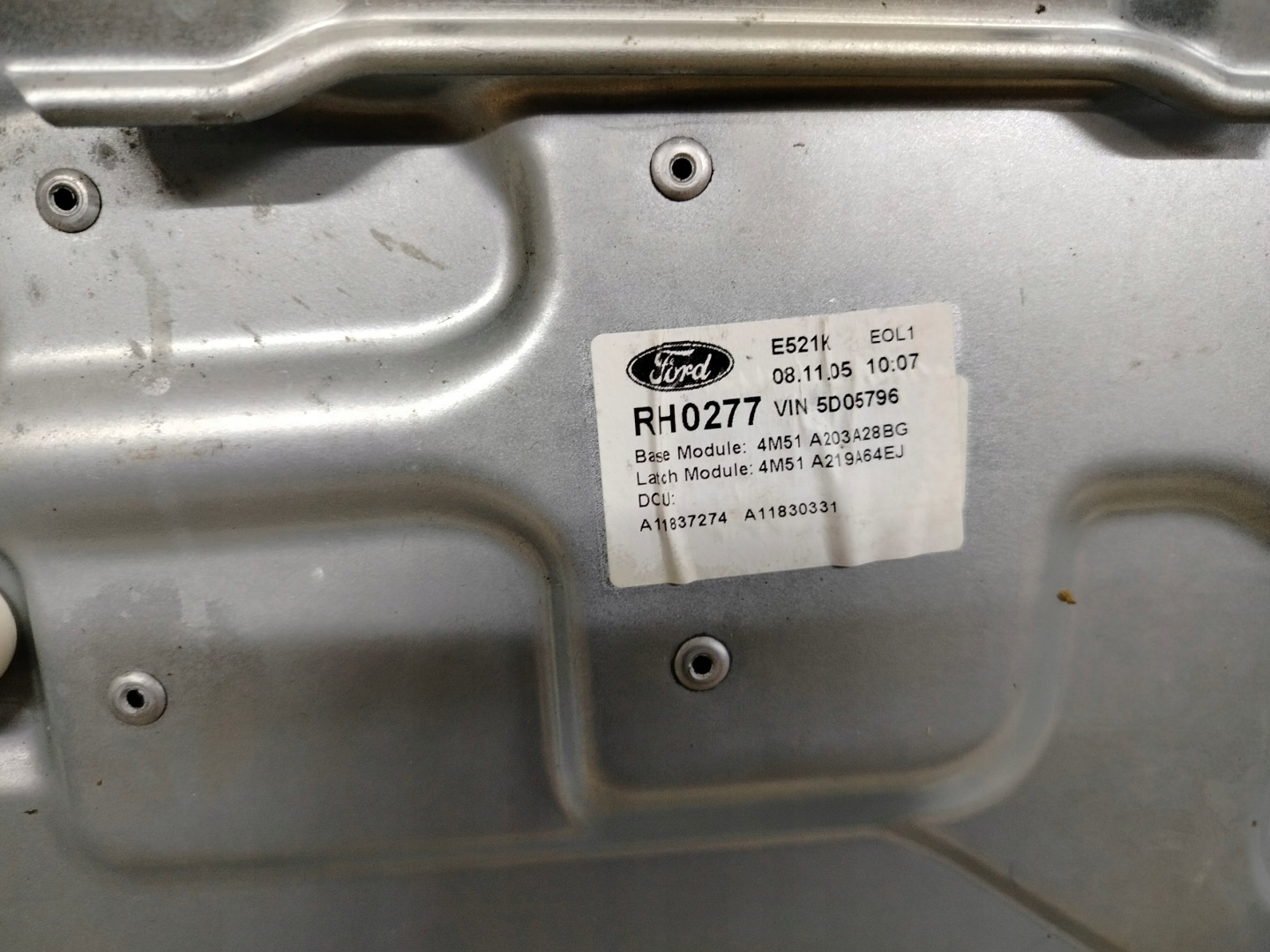 mechanism lift right left front FOCUS MK2 4M51A203A28BG 4M51A203A29BG