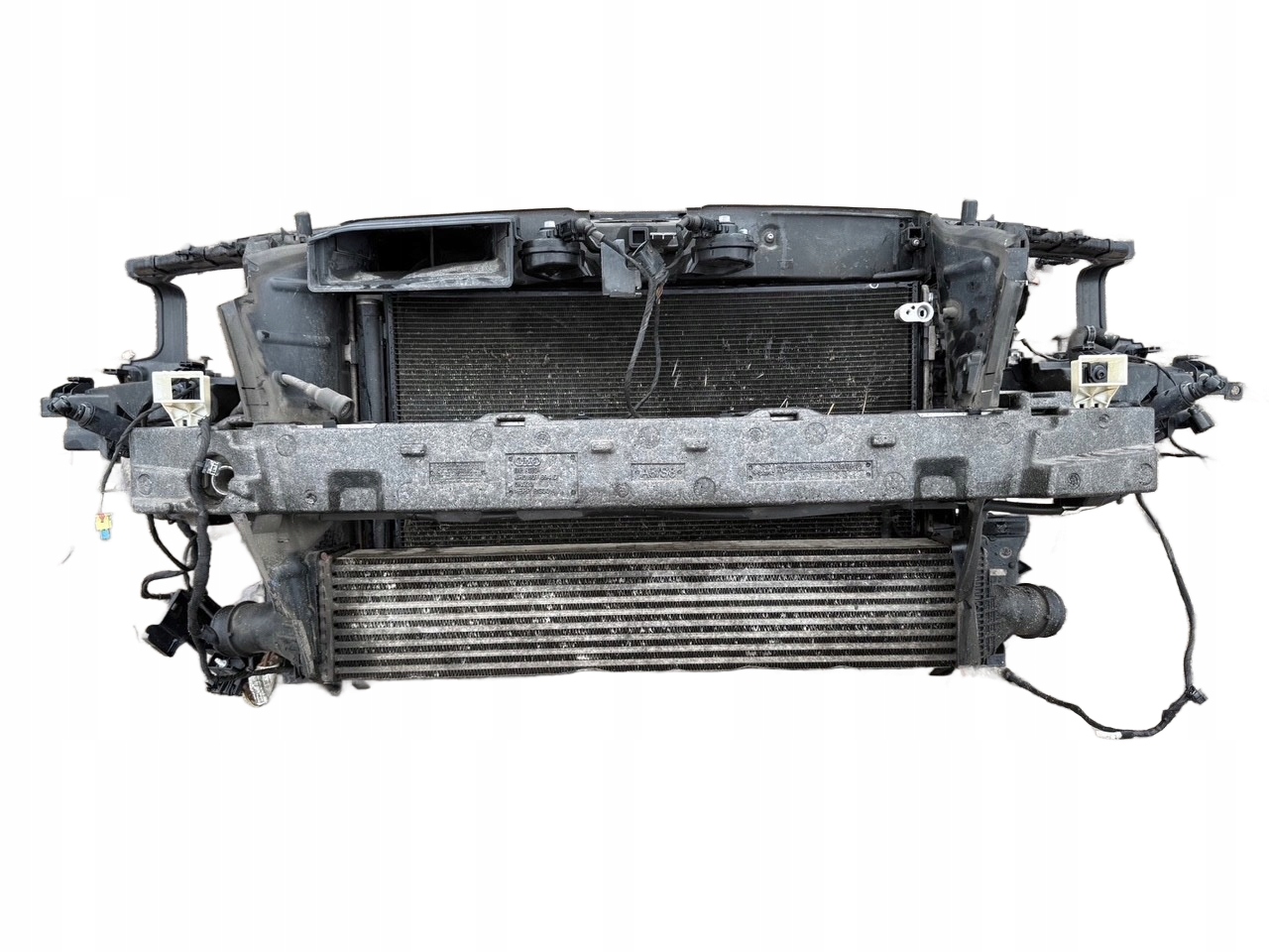 AUDI A8 D4 LIFT 3.0 TDI support panel for radiators pillar radiator fans