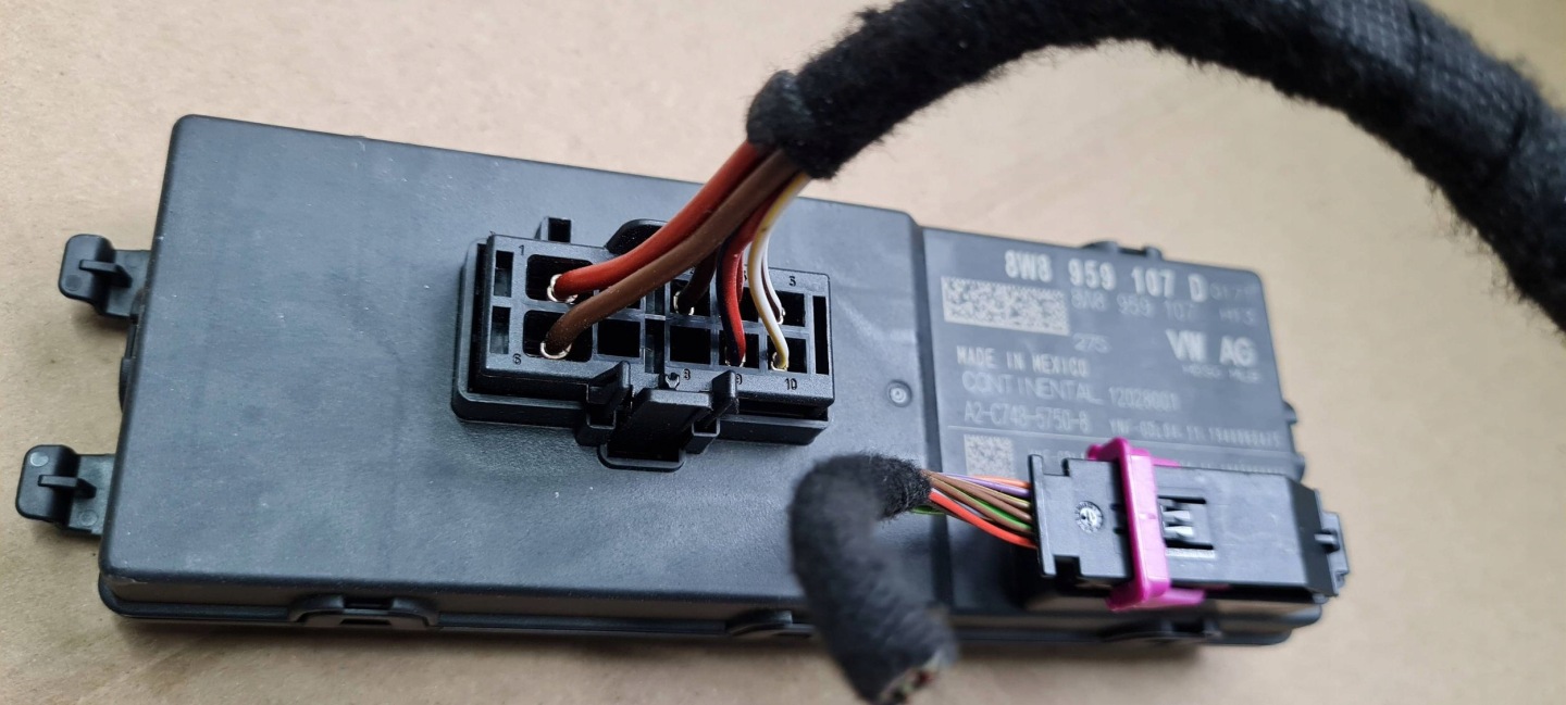 Q5 80A module control unit bonnet boot connecting spoiler 8W8959107D A4 B9 8W A5