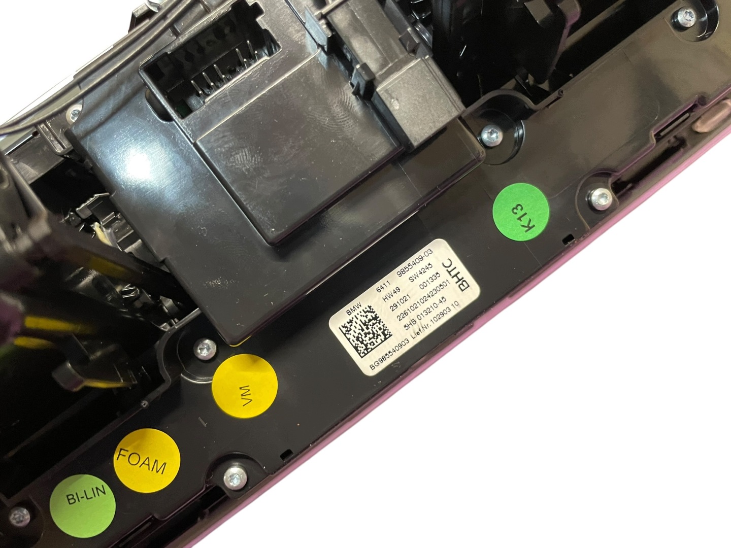 DEKOR Console Bois Unite commande clima BMW 3 G20 G21 4 G22 G23 G26