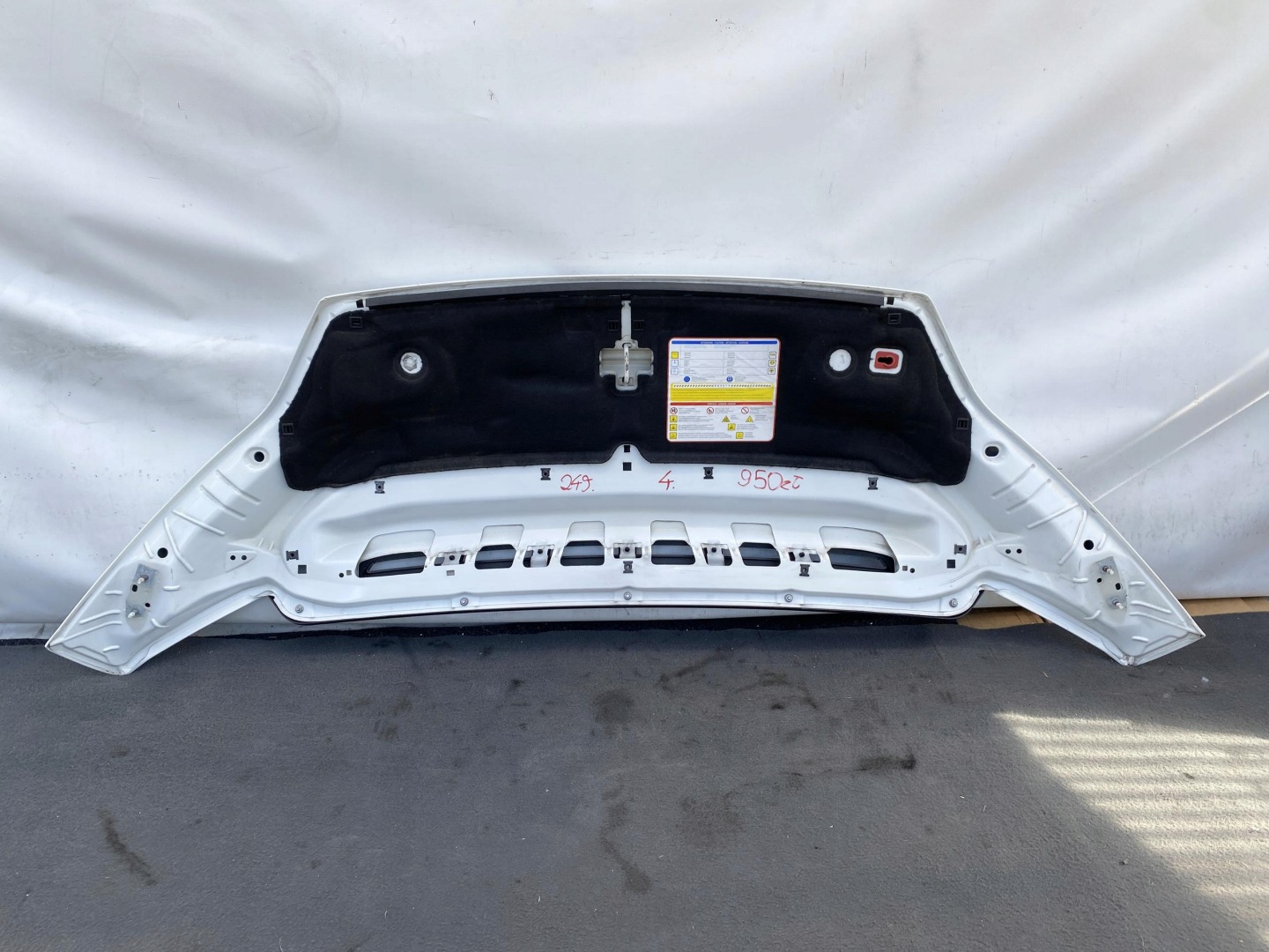 DUCATO BOXER JUMPER 14- Capot BIALA EWP 249 DEMONTAZ ORYG.