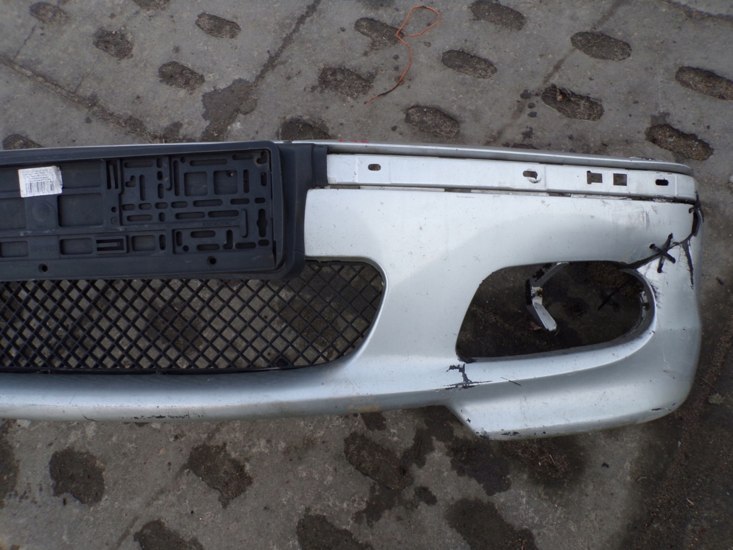 front bumper front BMW E46 LIFT m-packet colour TITANSILBER METALIC OPIS
