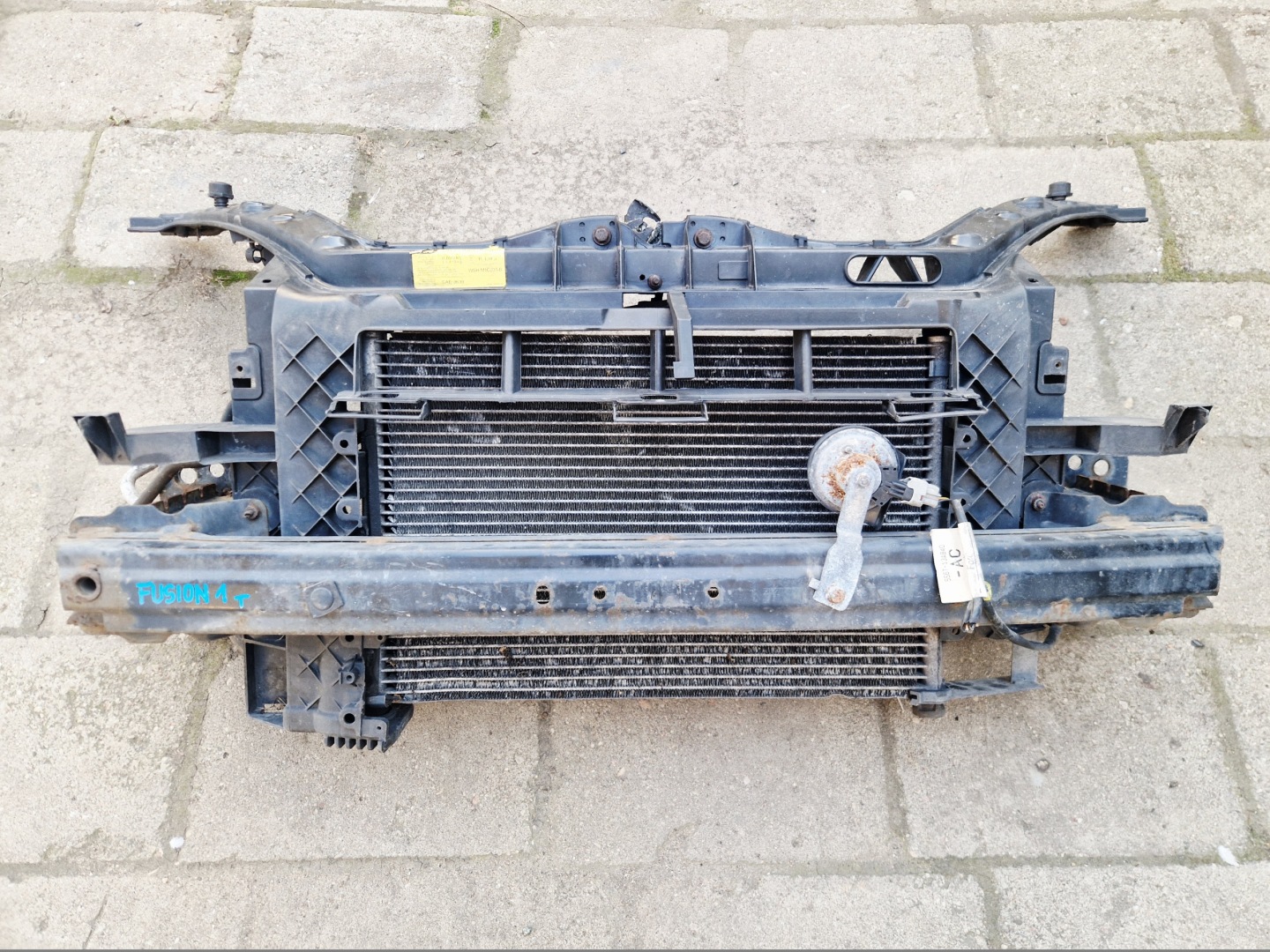 FORD FUSION MK1 1.4 TDCI support panel for radiators pillar radiator KOMPLET
