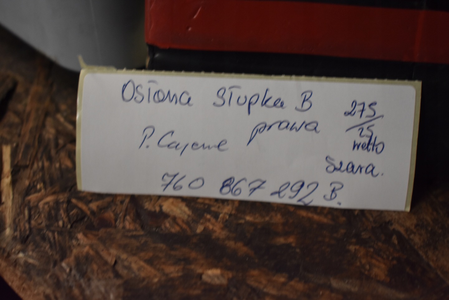 IDEALNA Blende Abdeckung SLUPKA B rechts PORSCHE CAYENNE 9Y graue 1 9