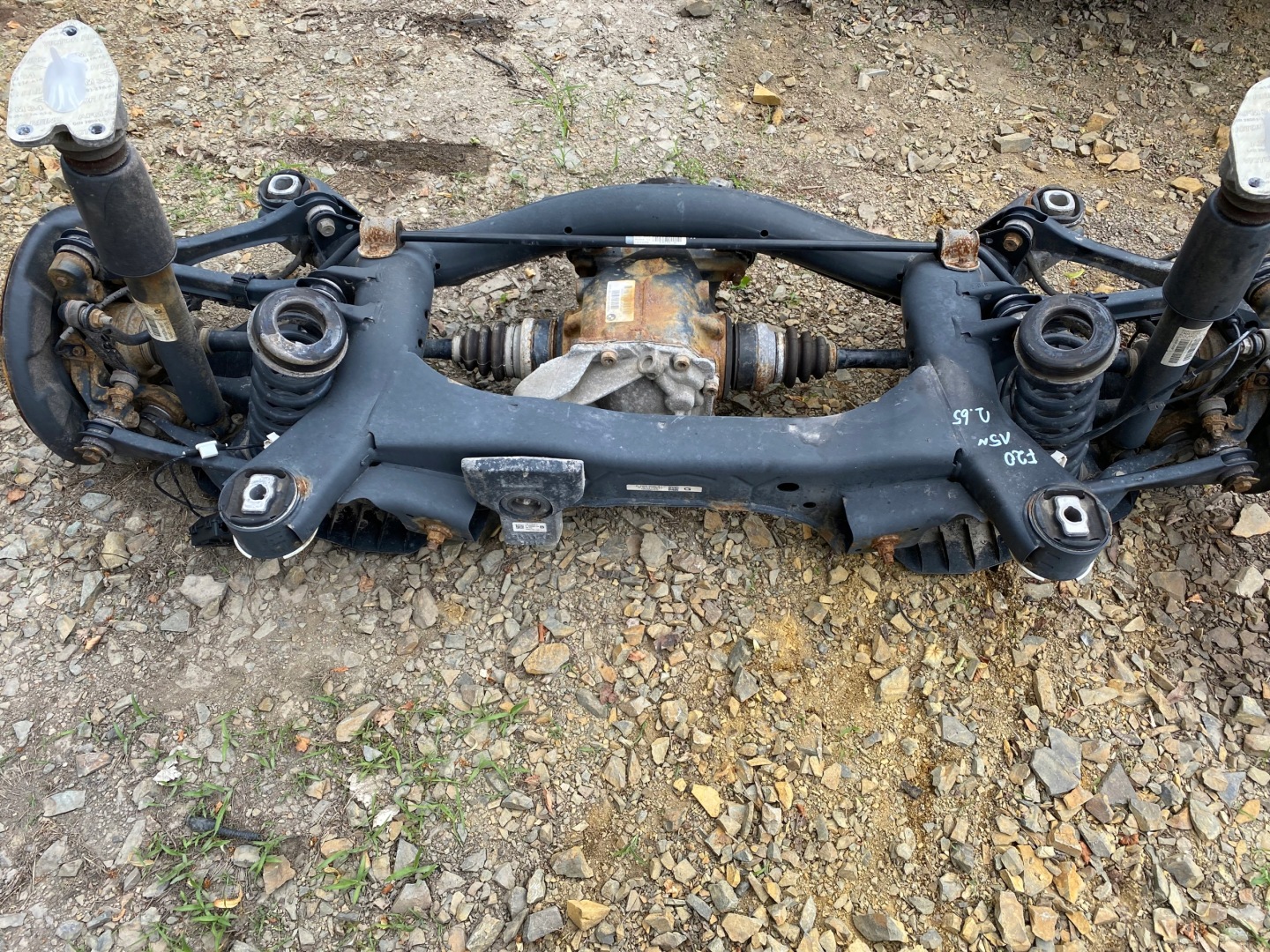 BMW 1 F20 ASSALE posteriore KOMPLET DIFFERENZIALE differenziale 2.65