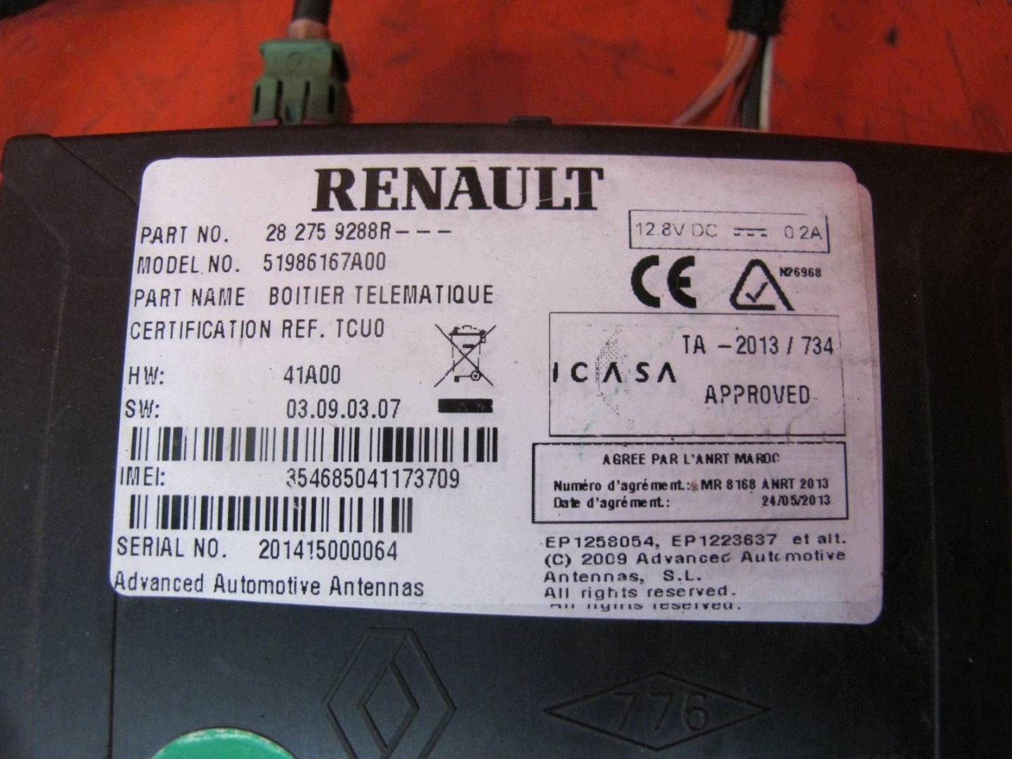 RENAULT KANGOO 2 II 3 III navigation display module GPS bundle running board