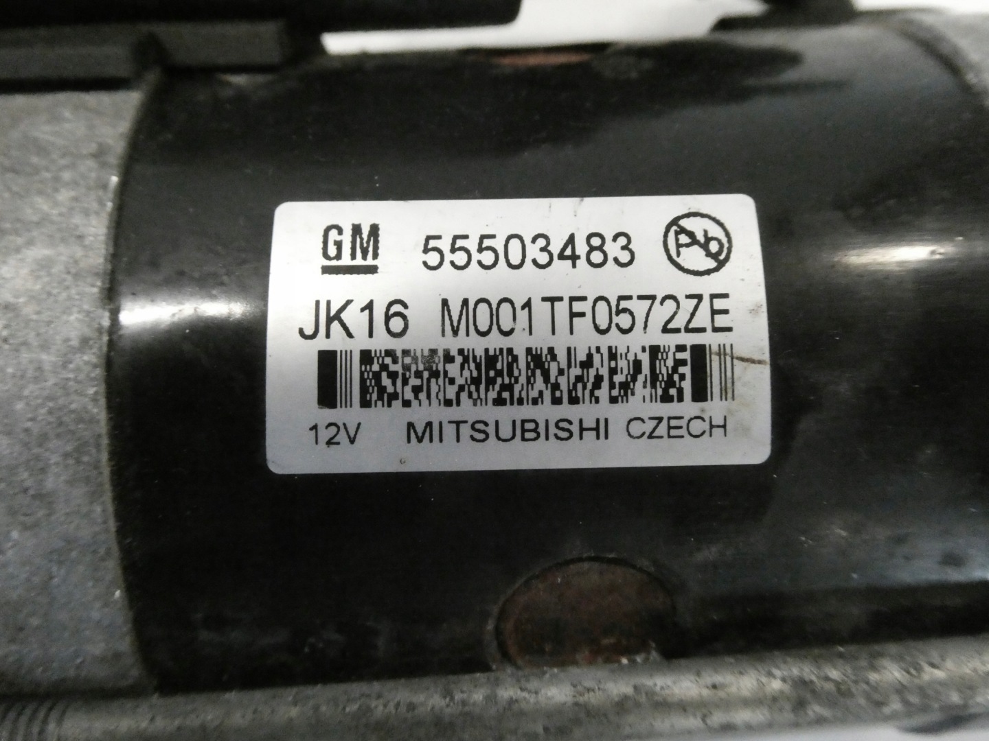 starter 55503483 OPEL ASTRA K 1.6 CDTI B16DTH
