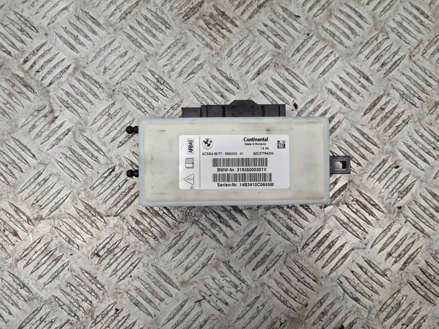 BMW modul Bedienteil AIRBAG 9350003