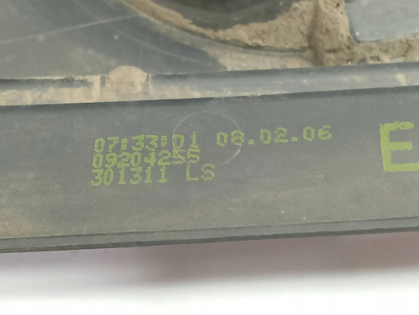 light left rear part rear OPEL AGILA A 09204255