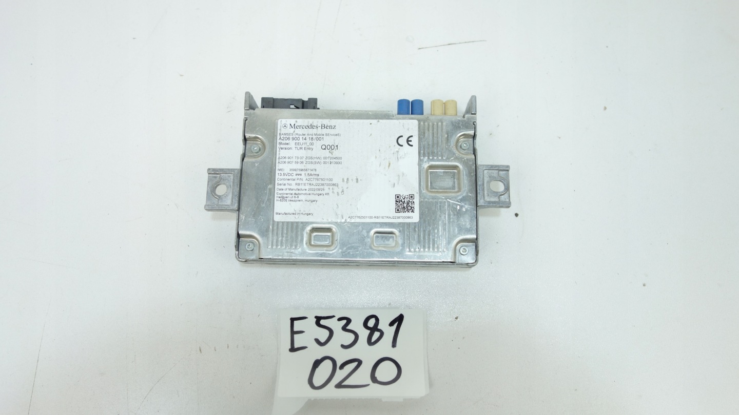 module control unit MERCEDES C W206 2021- A2069001418