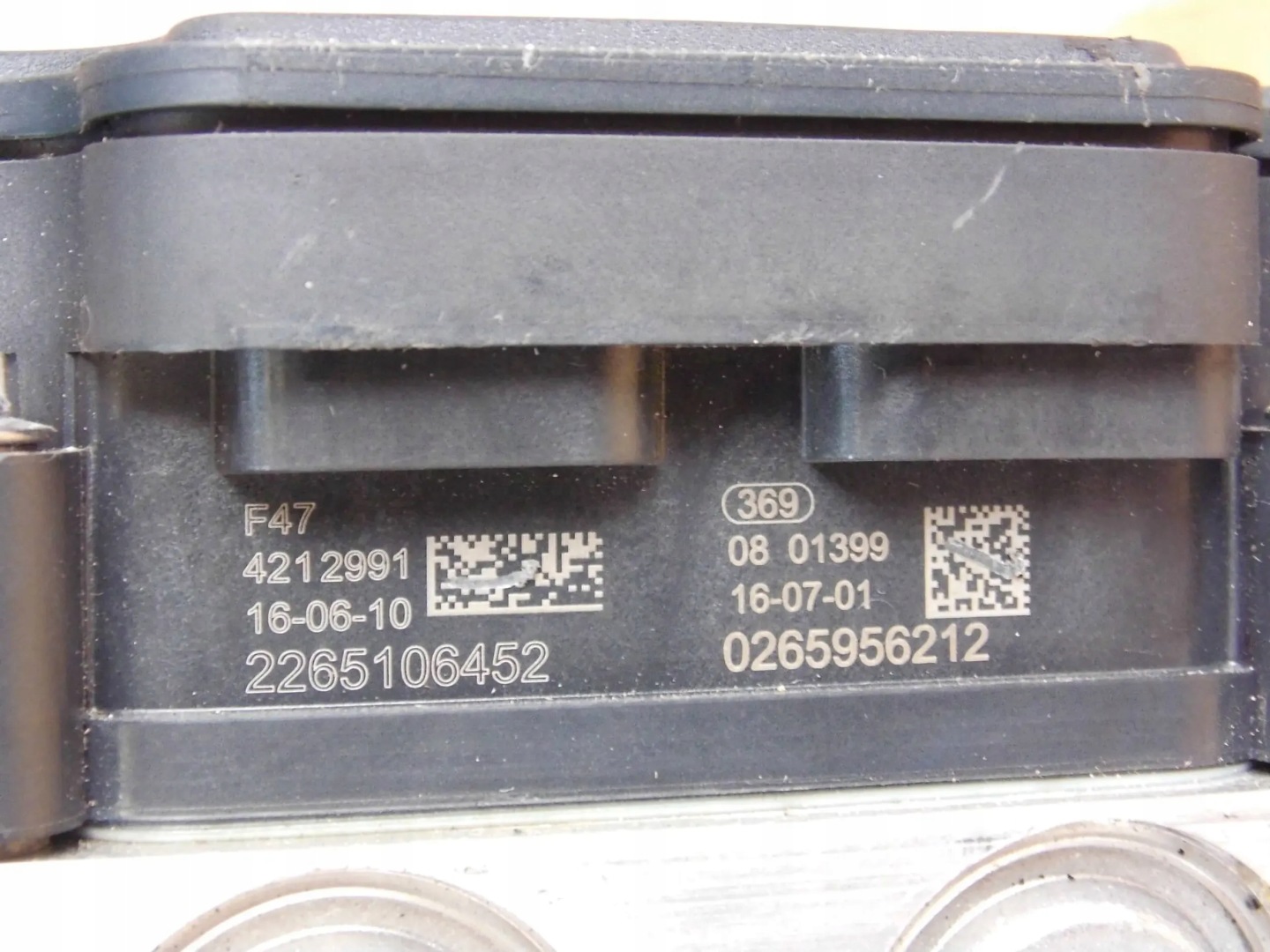 SUBARU FORESTER SJ 2014 2.0 D POMPA ABS 0265956212 0265255305