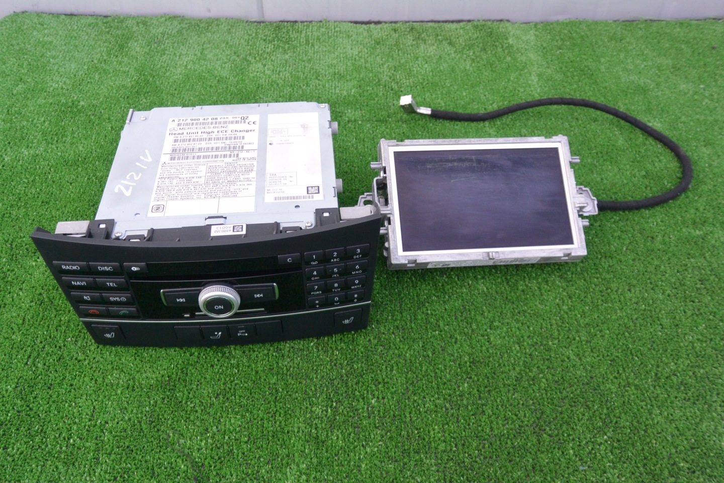 RADIO NAVI display KPL MERCEDES W212
