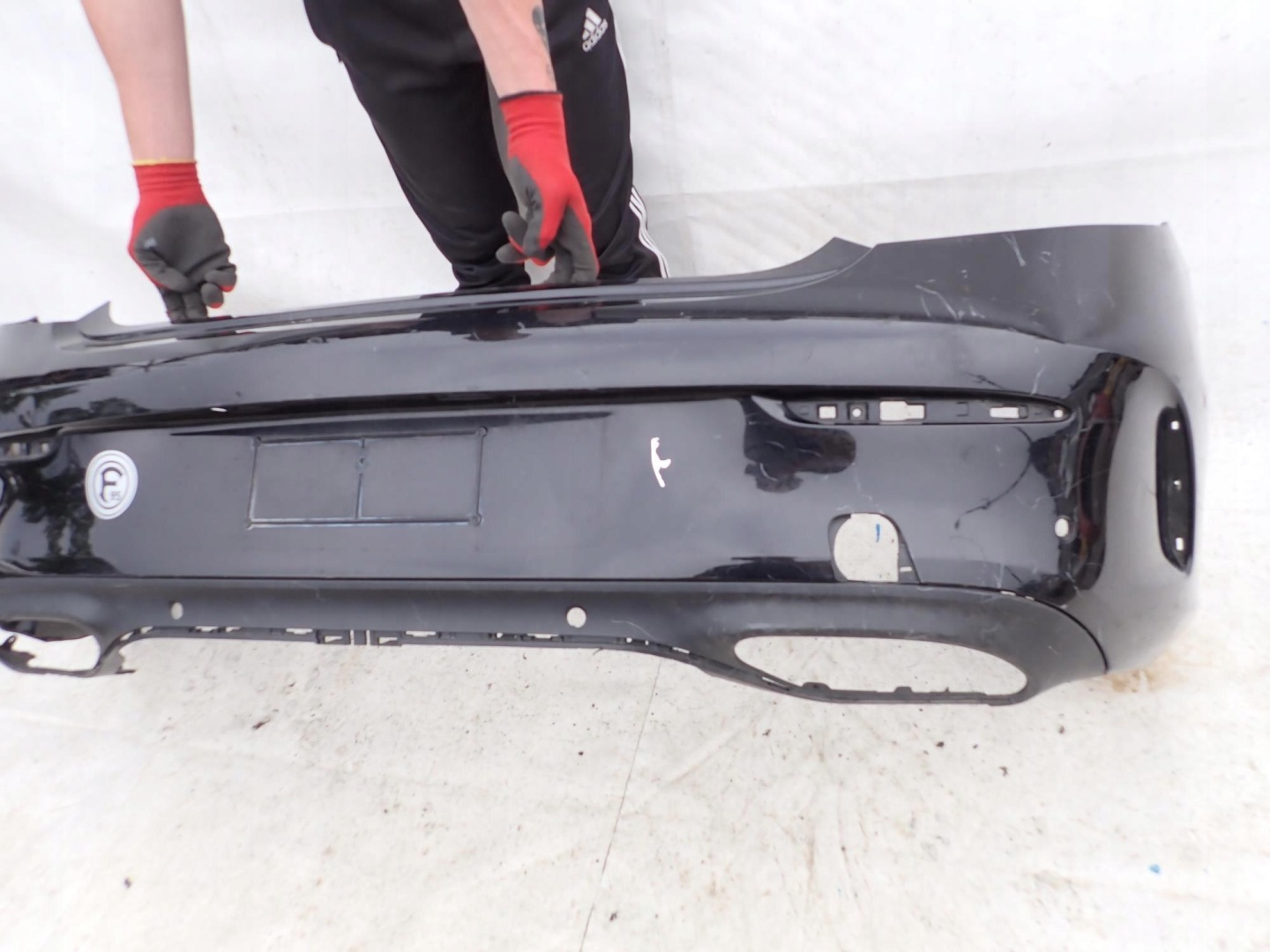 MERCEDES C-class C205 COUPE AMG 15-23 bumper rear part