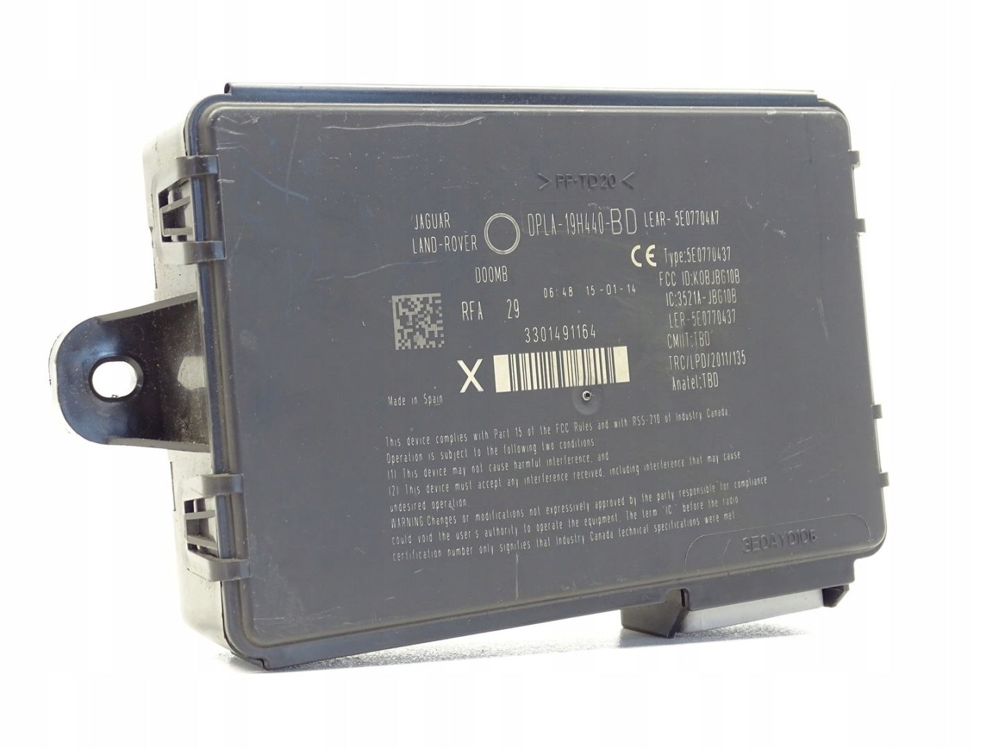 module control unit KEYLESS LAND ROVER DISCOVERY 19H440BD