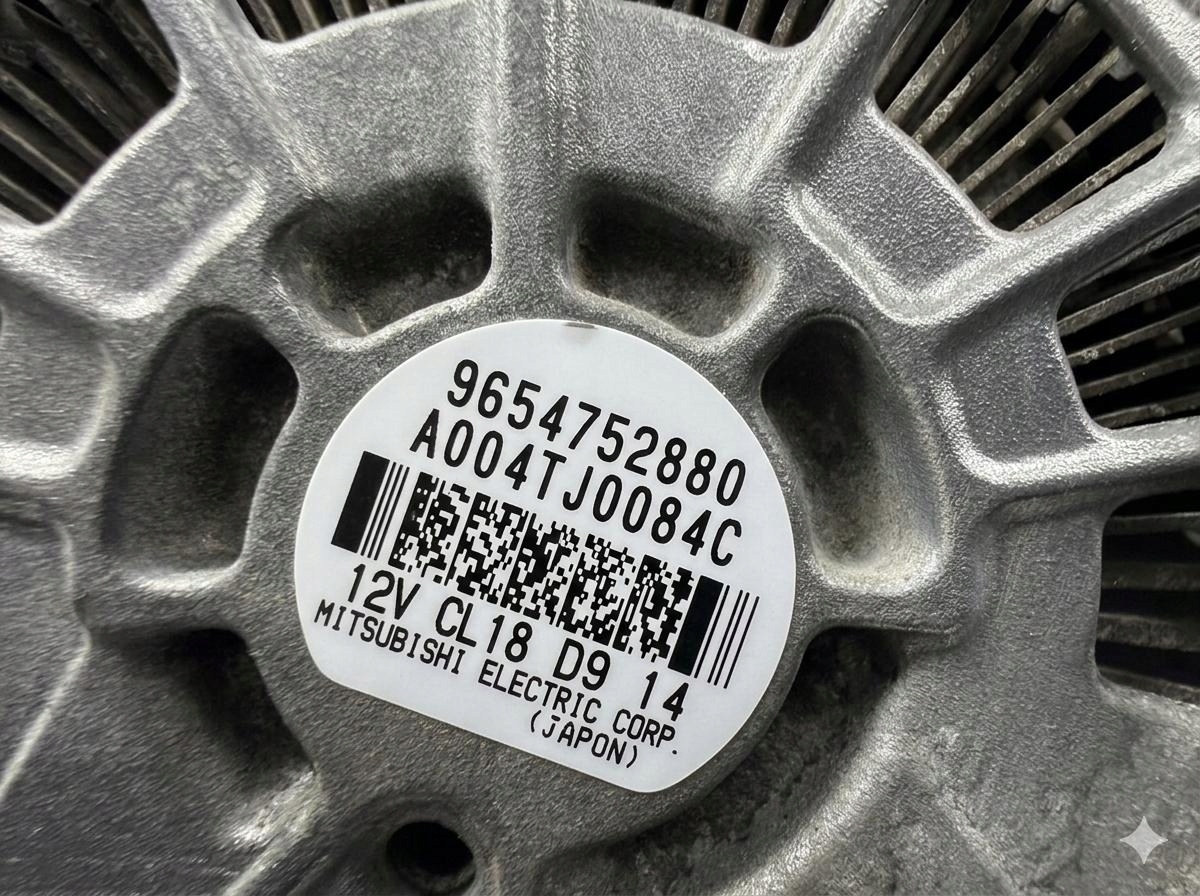 ALTERNATOR Citroen Jumpy Euro 4 2004-11r 2.0 HDI 9654752880 Sprawdzany!