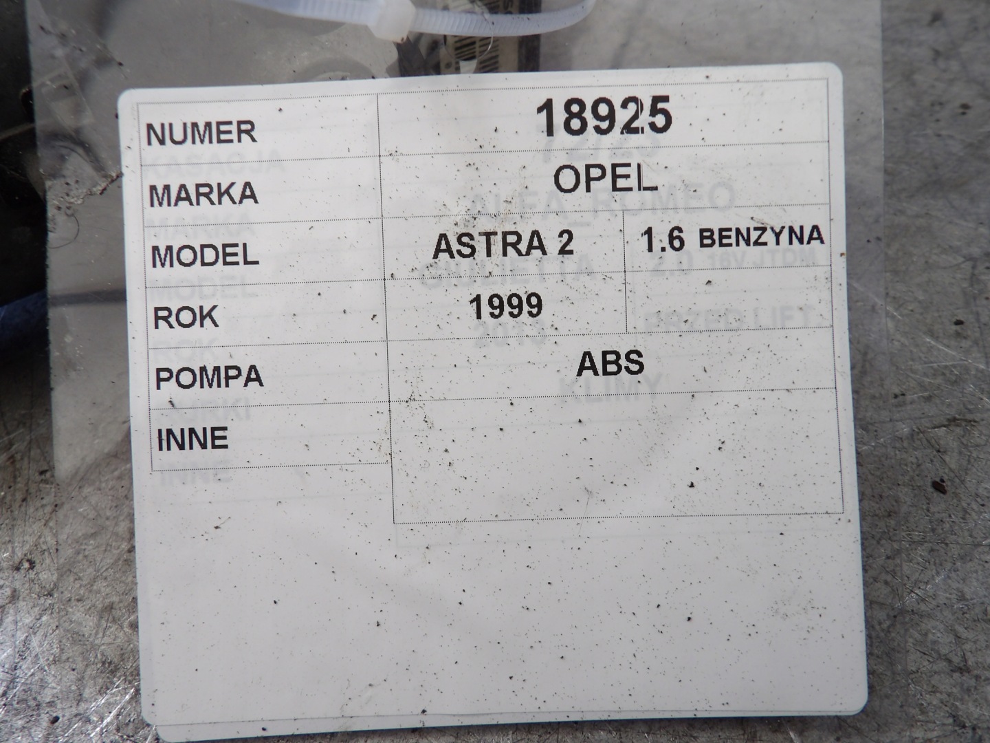 Opel Astra G II Pompa ABS 0273004362 90581417