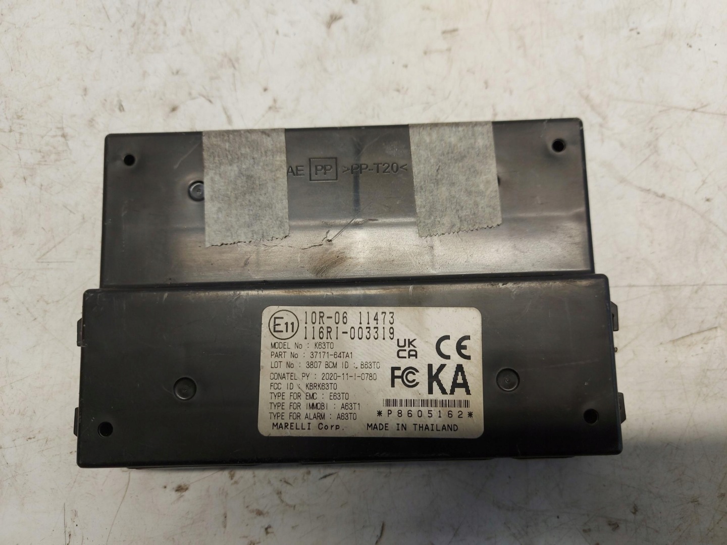 Suzuki SX4 S-cross II, 2023 module control unit KEYLESS 37171-64TA1
