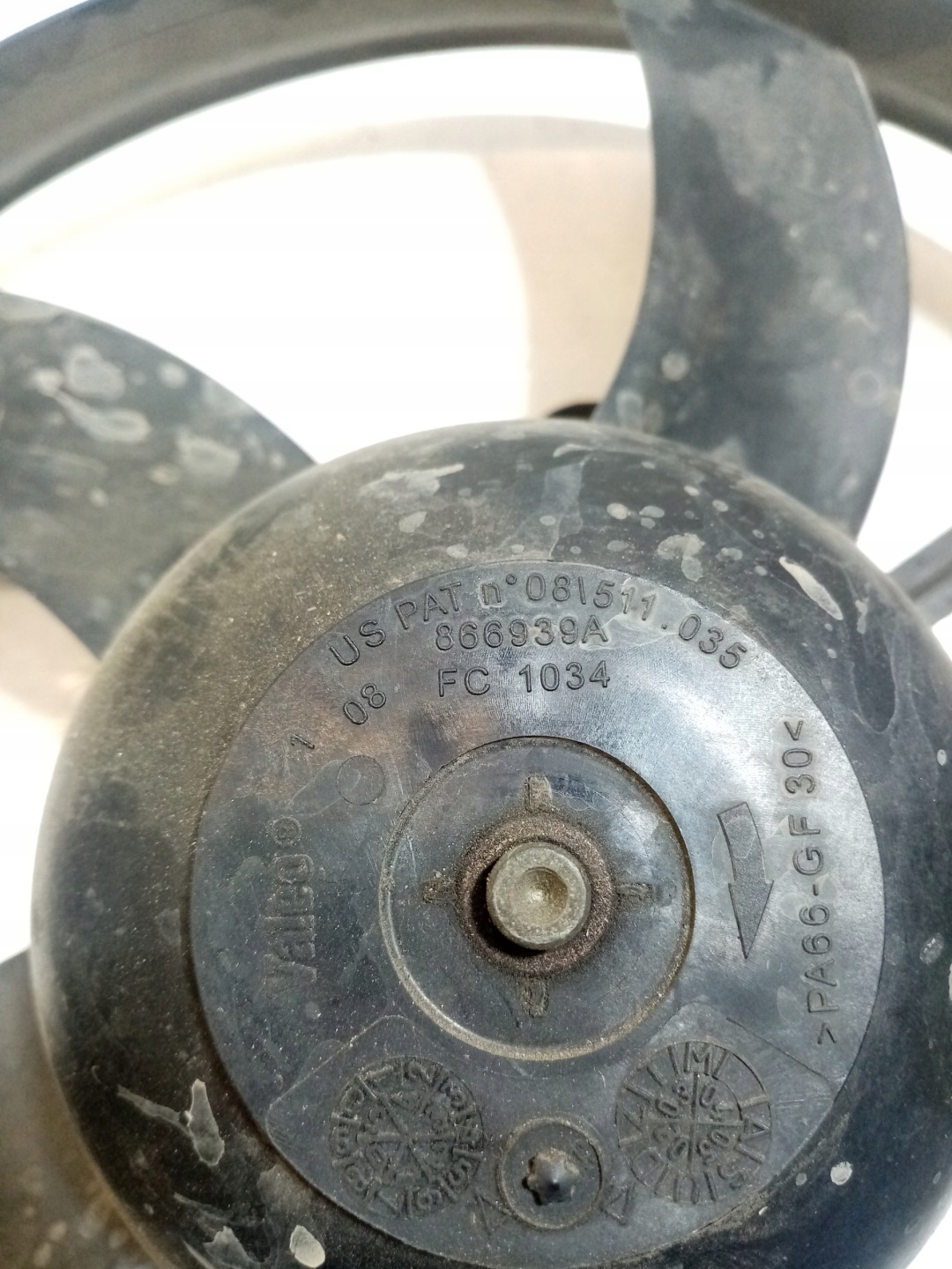 ventilátor chladiče SKODA FABIA 1 1.9 TDI 2001 866939A