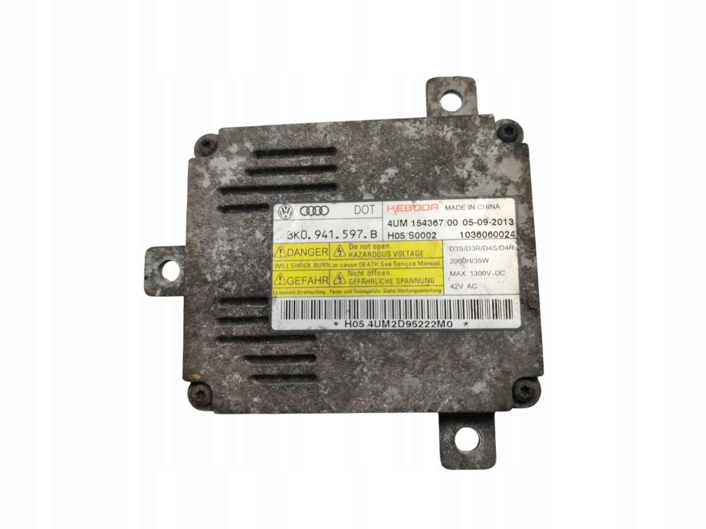 control unit XENON VOLKSWAGEN PASSAT B7 8K0941597B