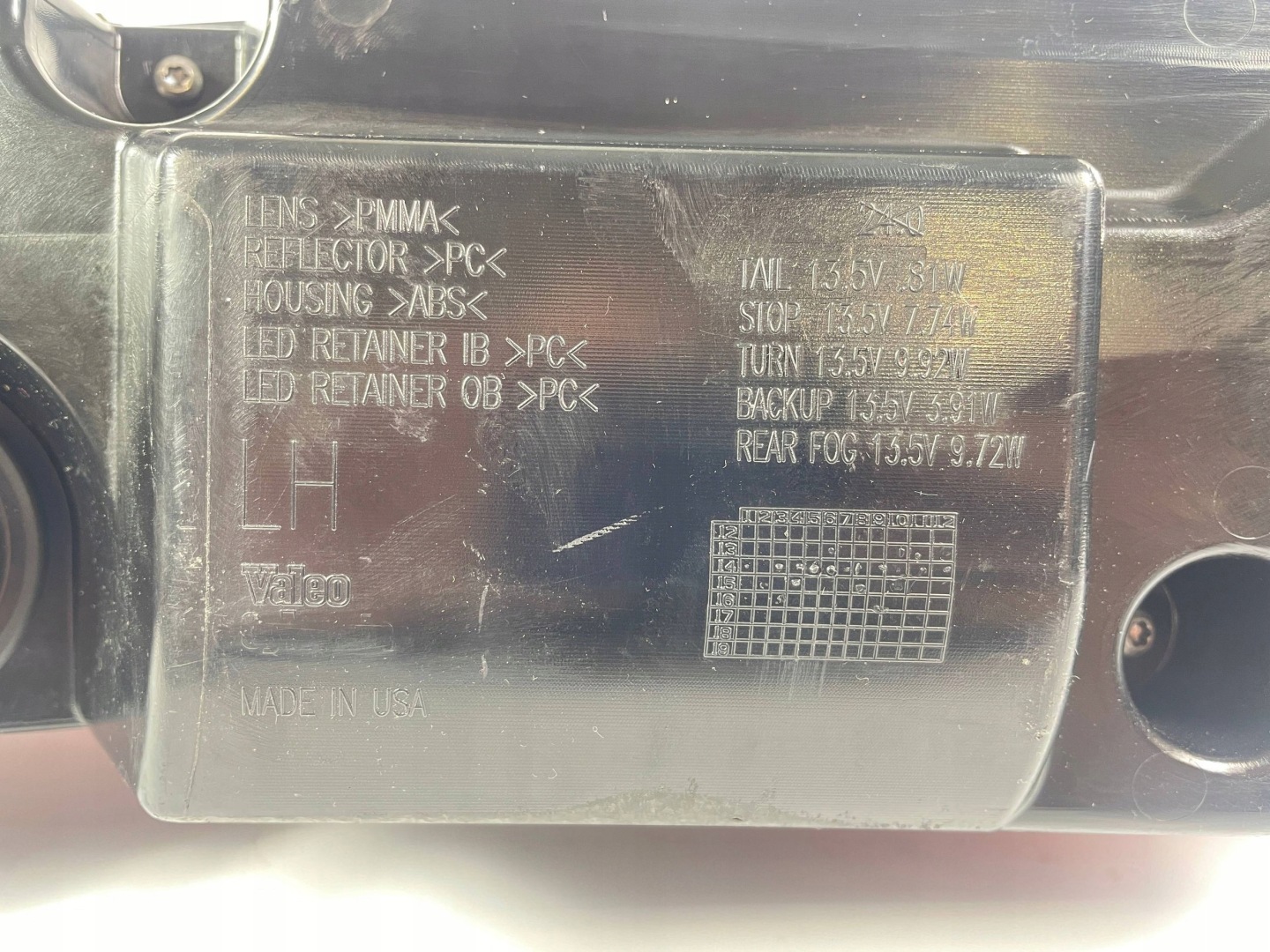 Chevrolet Corvette C7 light left rear rear part 2014-19