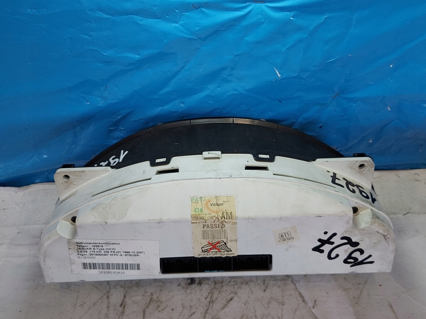 dials clock JAGUAR S TYPE 3.0 V6 VISTEON