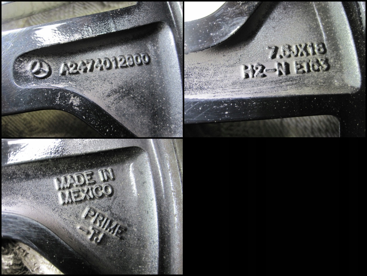 wheels discs tyres MERCEDES GLB A247 R18 5mm