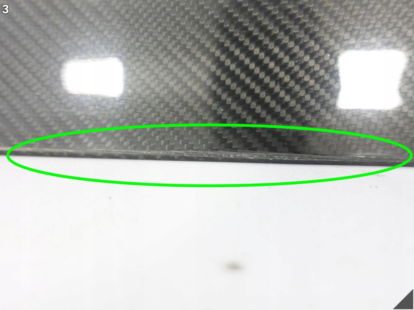 AUDI E-TRON GT 4J3 20-24 moulding cover cap door front right CARBON