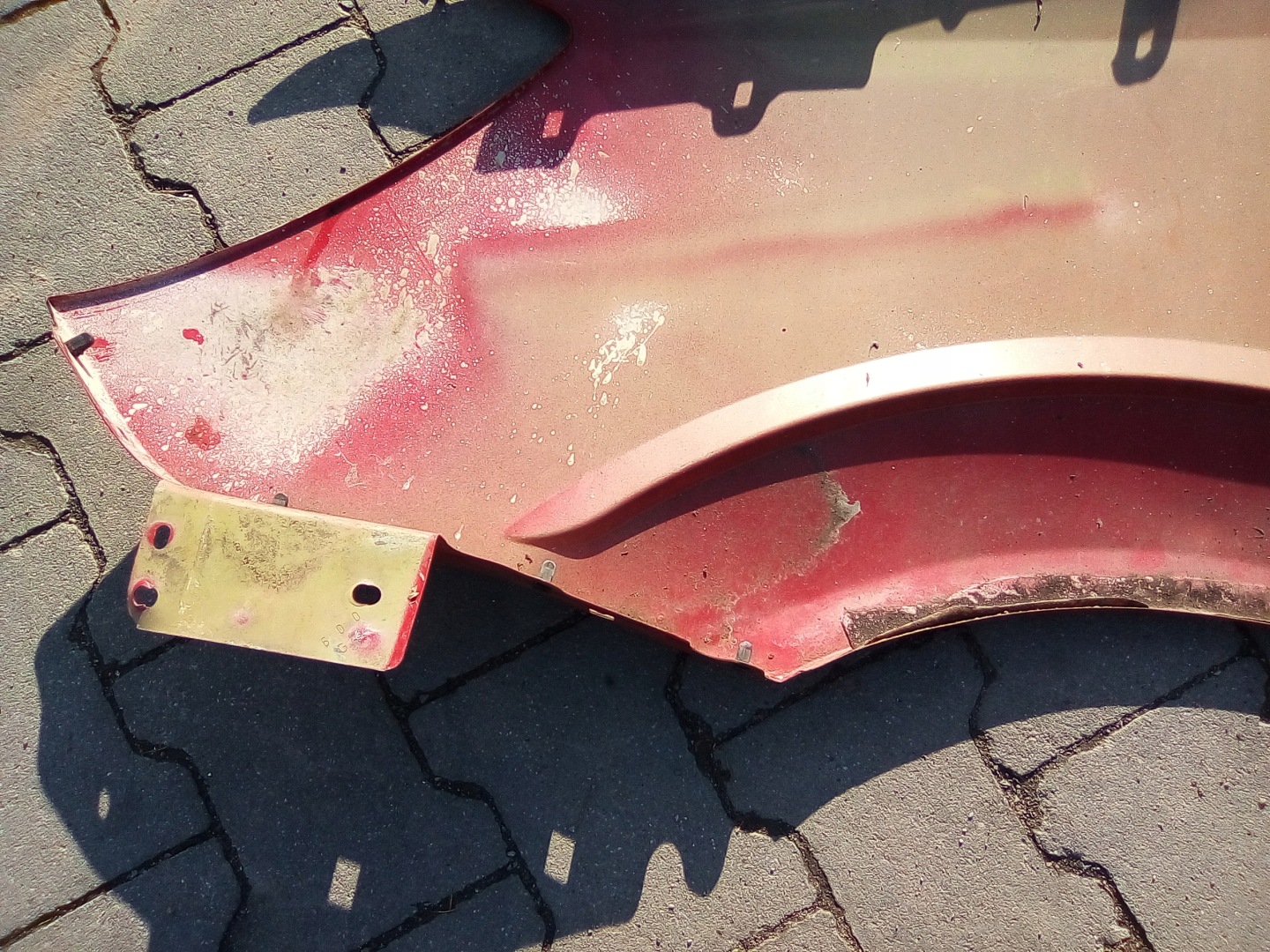 MERCEDES SPRINTER W906 LIFT fender front right red