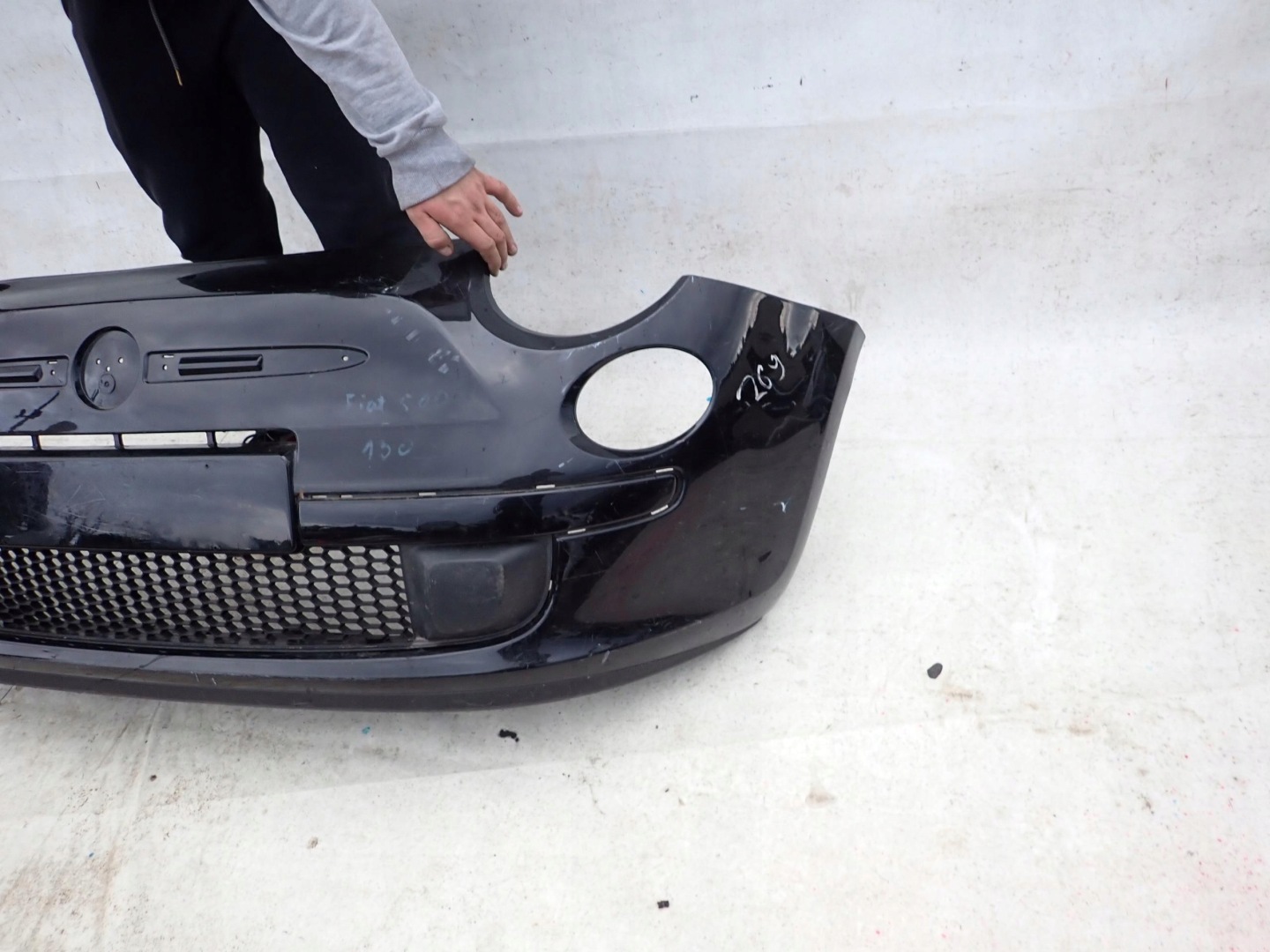 FIAT 500 07-15 bumper front front